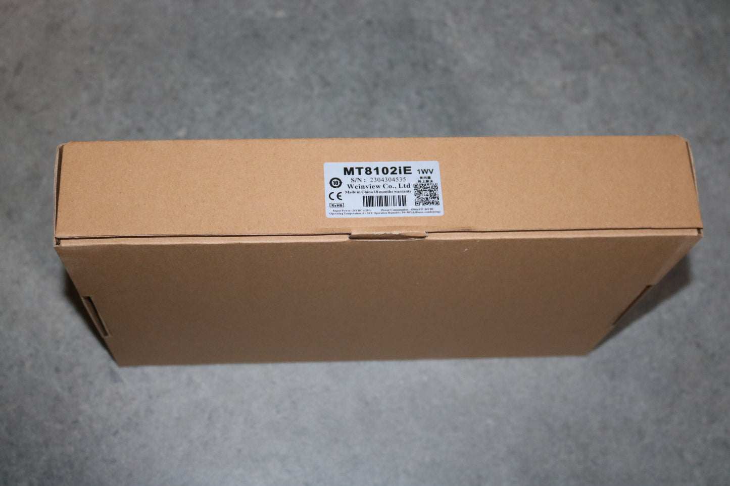 WEINTEK Weinview MT8102iE HMI with 10.1" TFT Display touch panel 024 x 600 TFT